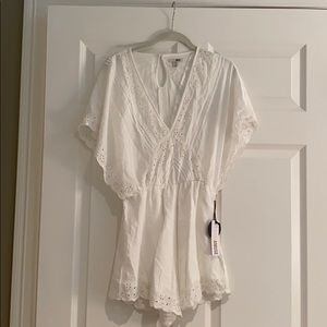 White Romper - Amuse Society (revolve) NWT